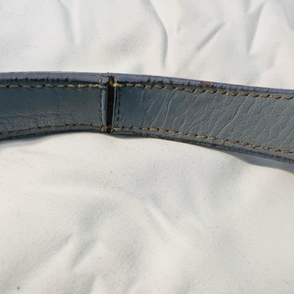 Prada Vintage Light Blue Leather Button Closure Shoulder Bag - Picture 16 of 16